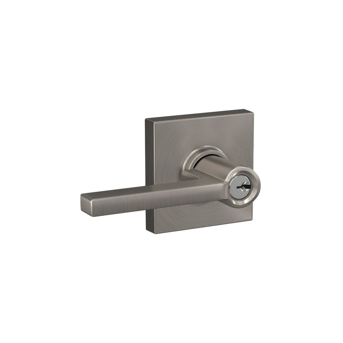 Schlage F80LAT619COL Latitude Single Cylinder Keyed Entry | Build.com