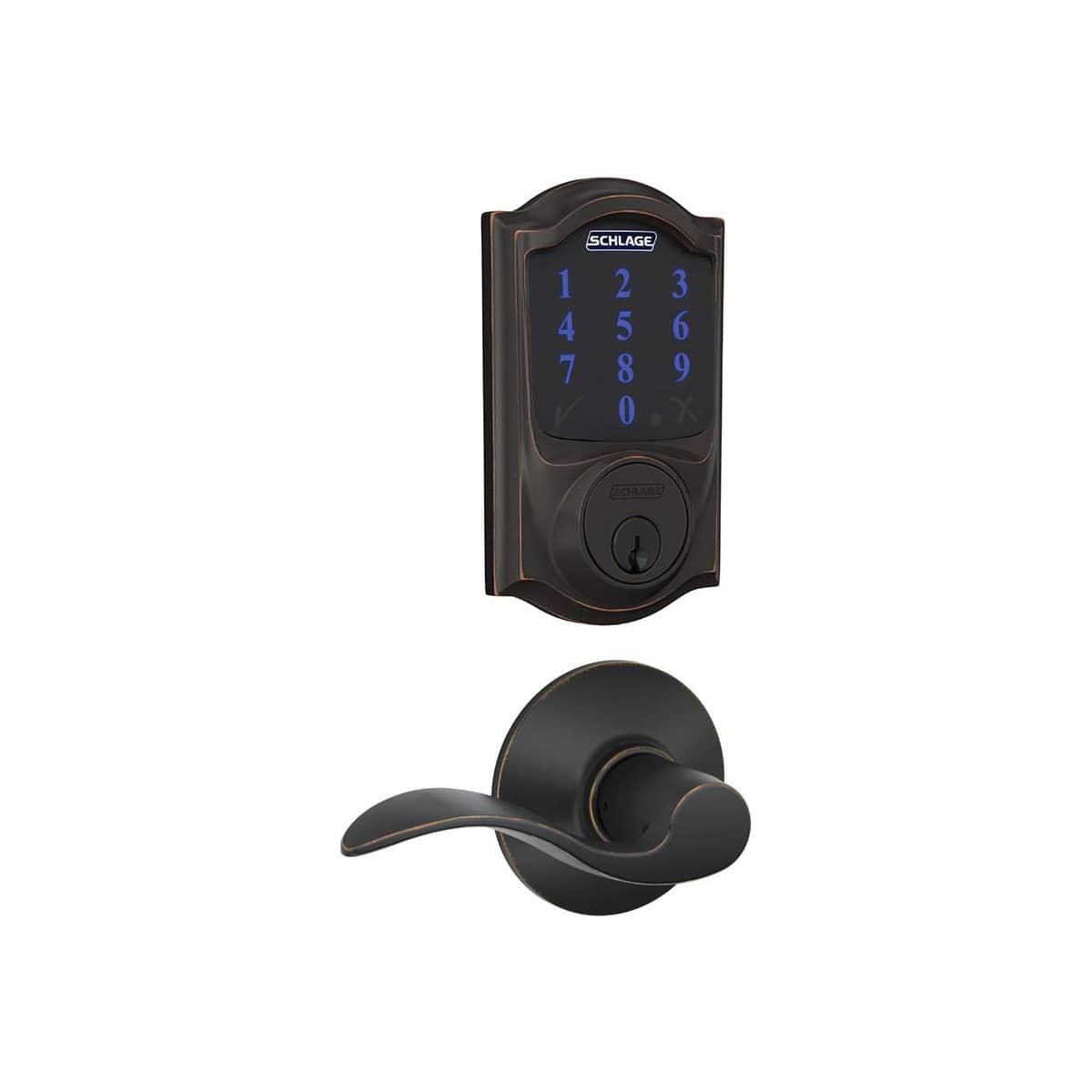 美しい Schlage FBE469CAMZPACC716 Touchscreen Camelot Connect ピンズ・ピンバッジ・缶バッジ
