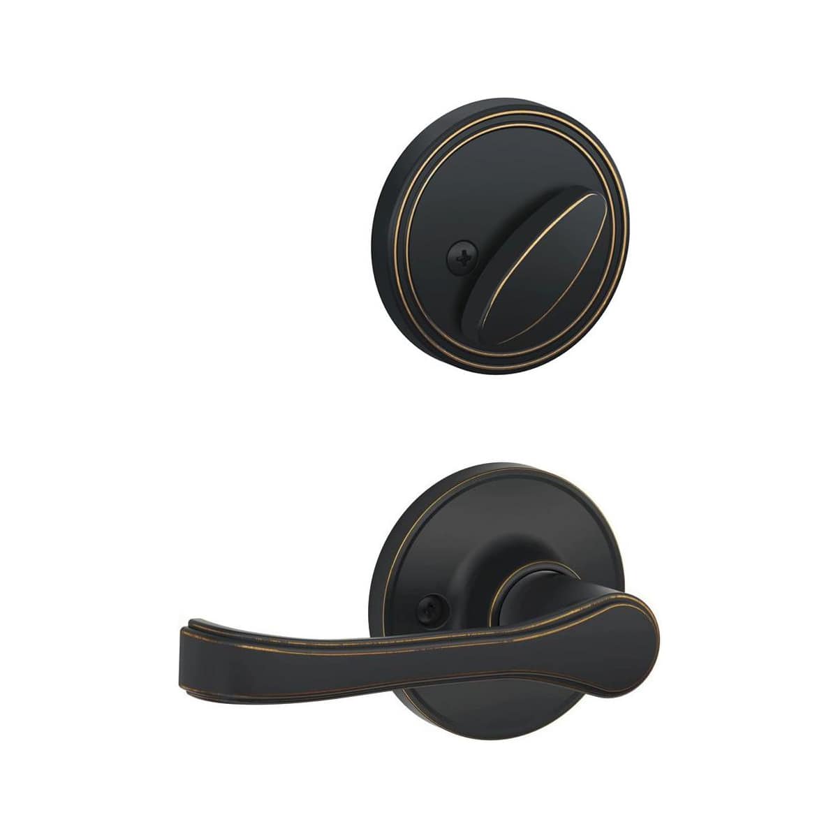 Schlage JH59TOR716 Torino Single Cylinder Interior Pack Handleset