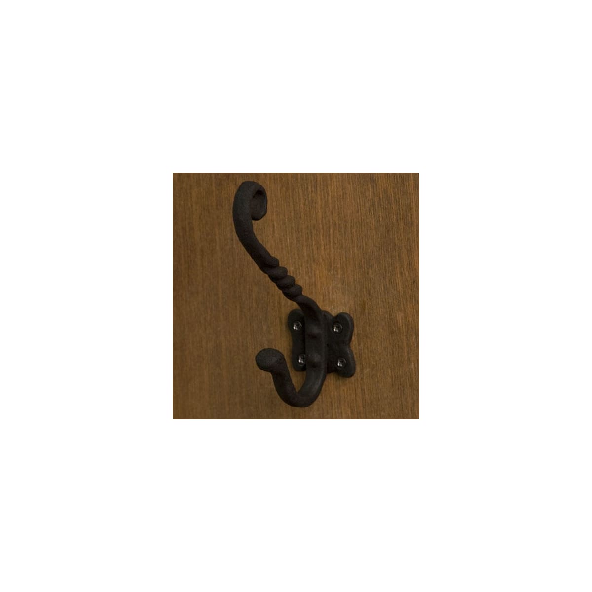 Anson Iron Hat and Coat Hook - Black Powder Coat