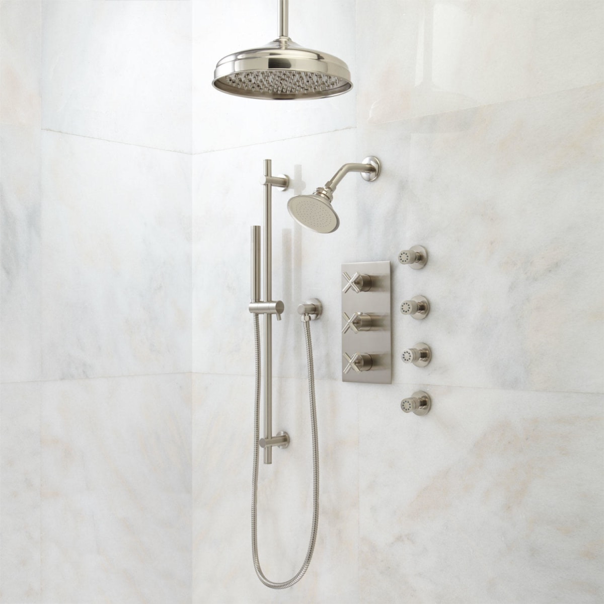 Signature Hardware 393106 Exira Thermostatic Shower System