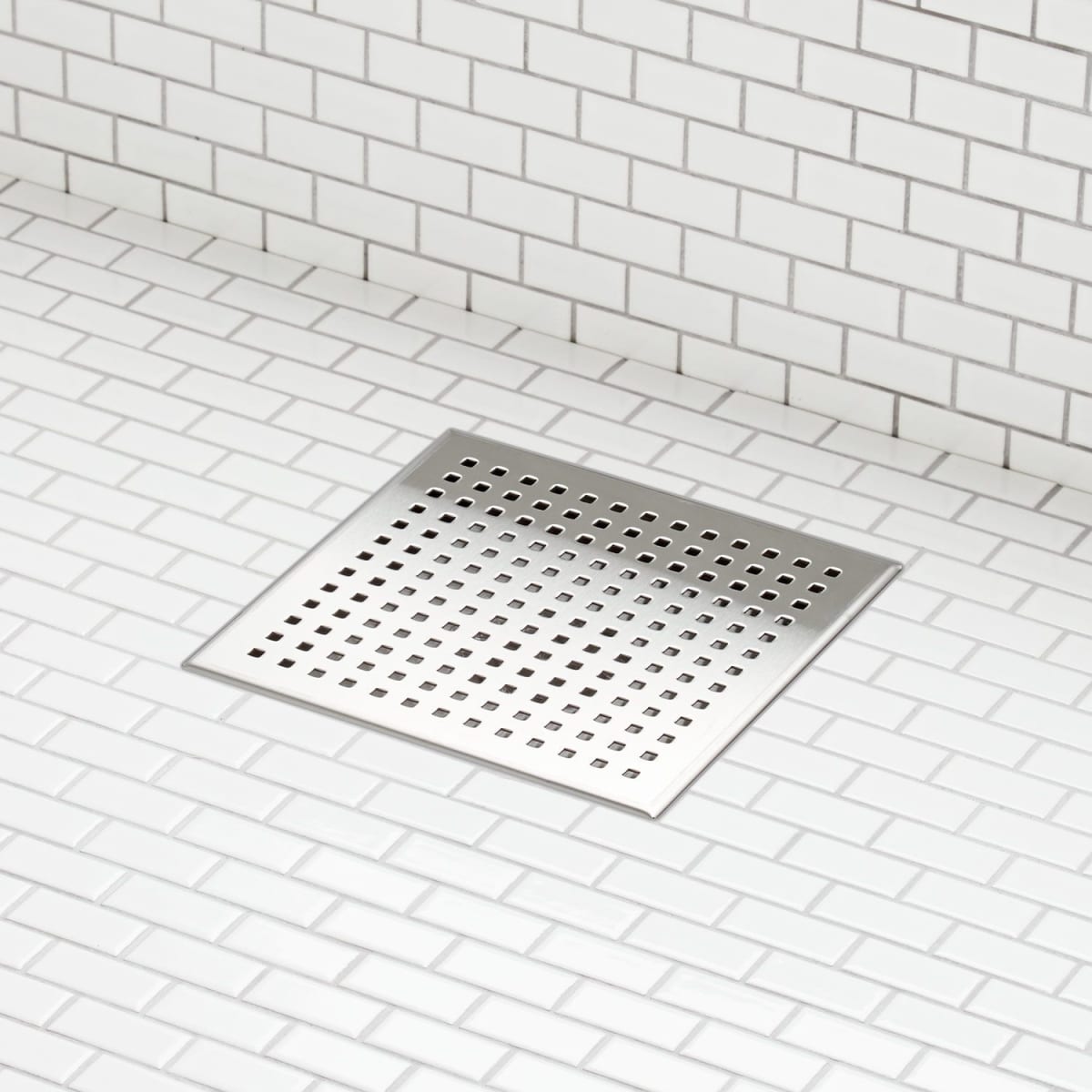 Signature Hardware 415718 Thornton 8" Square Shower Drain