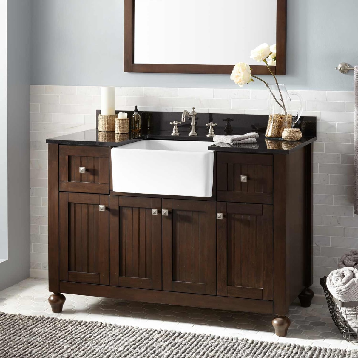 Signature Hardware 427137 Nellie 48" Single Vanity Set