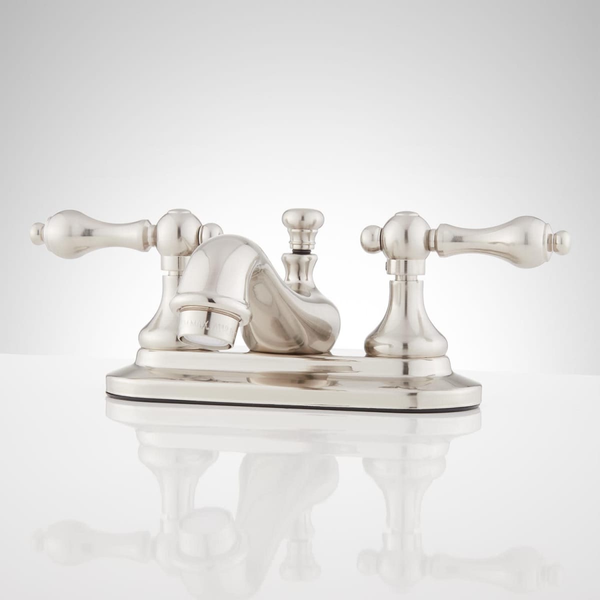 Signature Hardware 437354 Teapot Centerset Bathroom Faucet