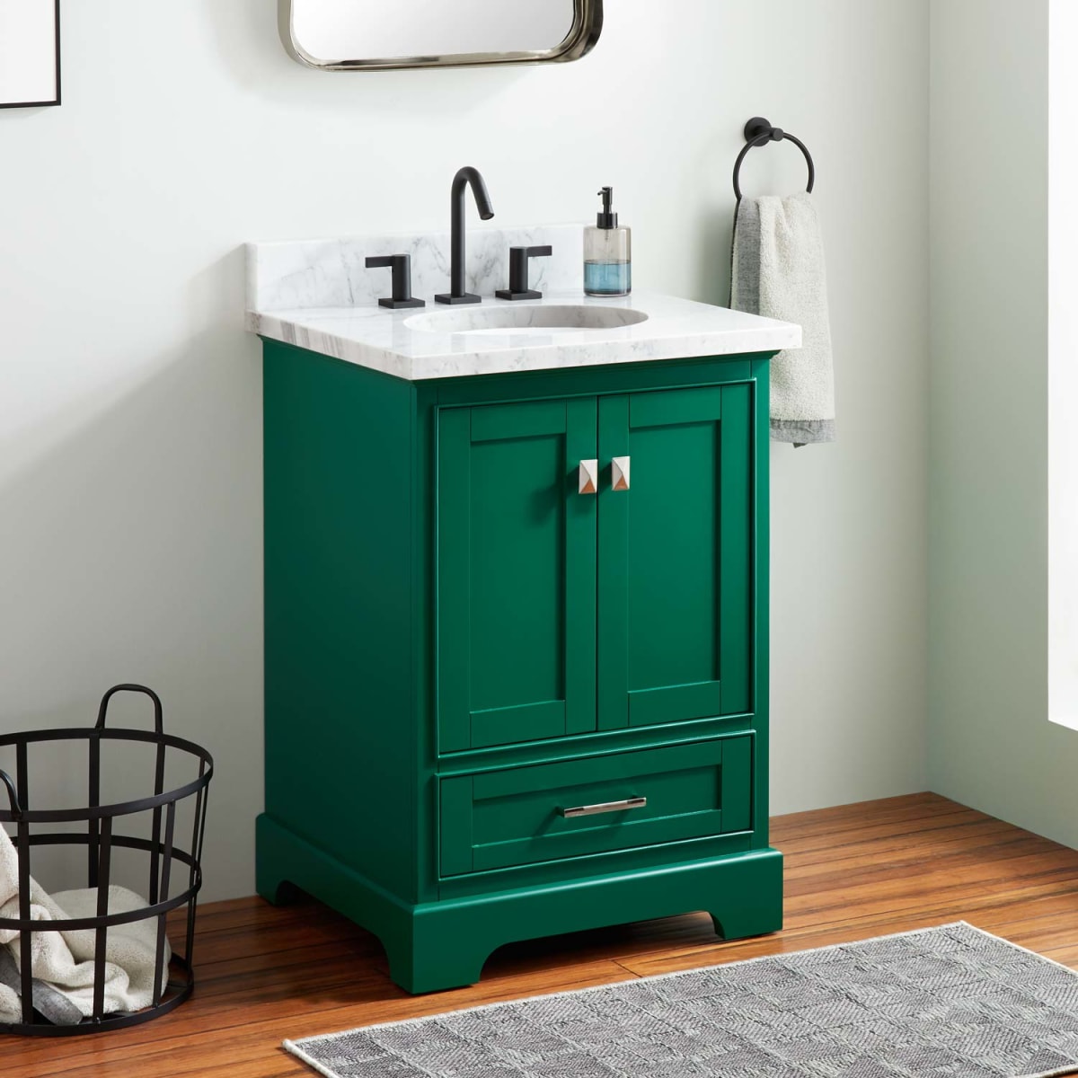 Signature Hardware 446042 Quen 24" Wood Single Vanity