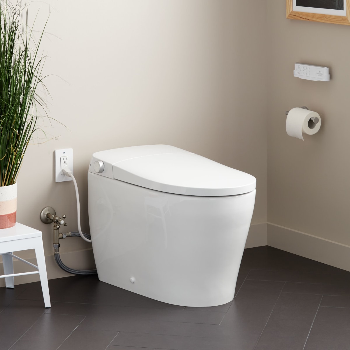 Signature Hardware 473602 Vela 1 GPF One Piece Elongated Toilet