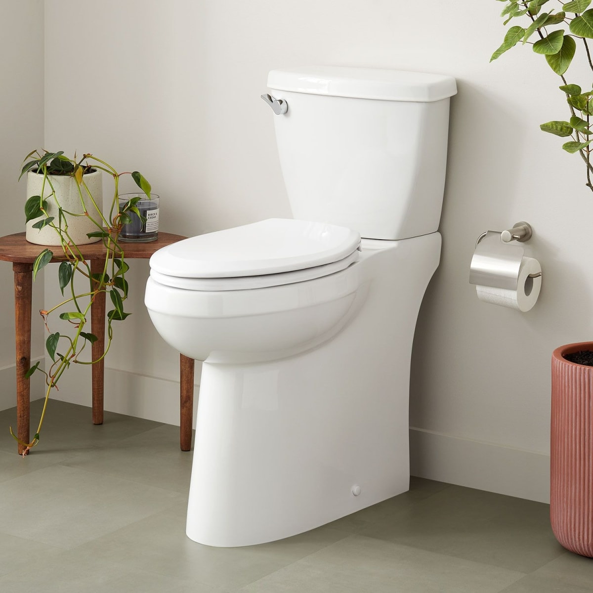 Skirted toilet discount