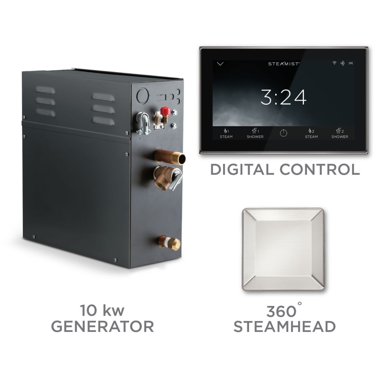 Steamist S10550MBNBK SM Plus Steam Shower