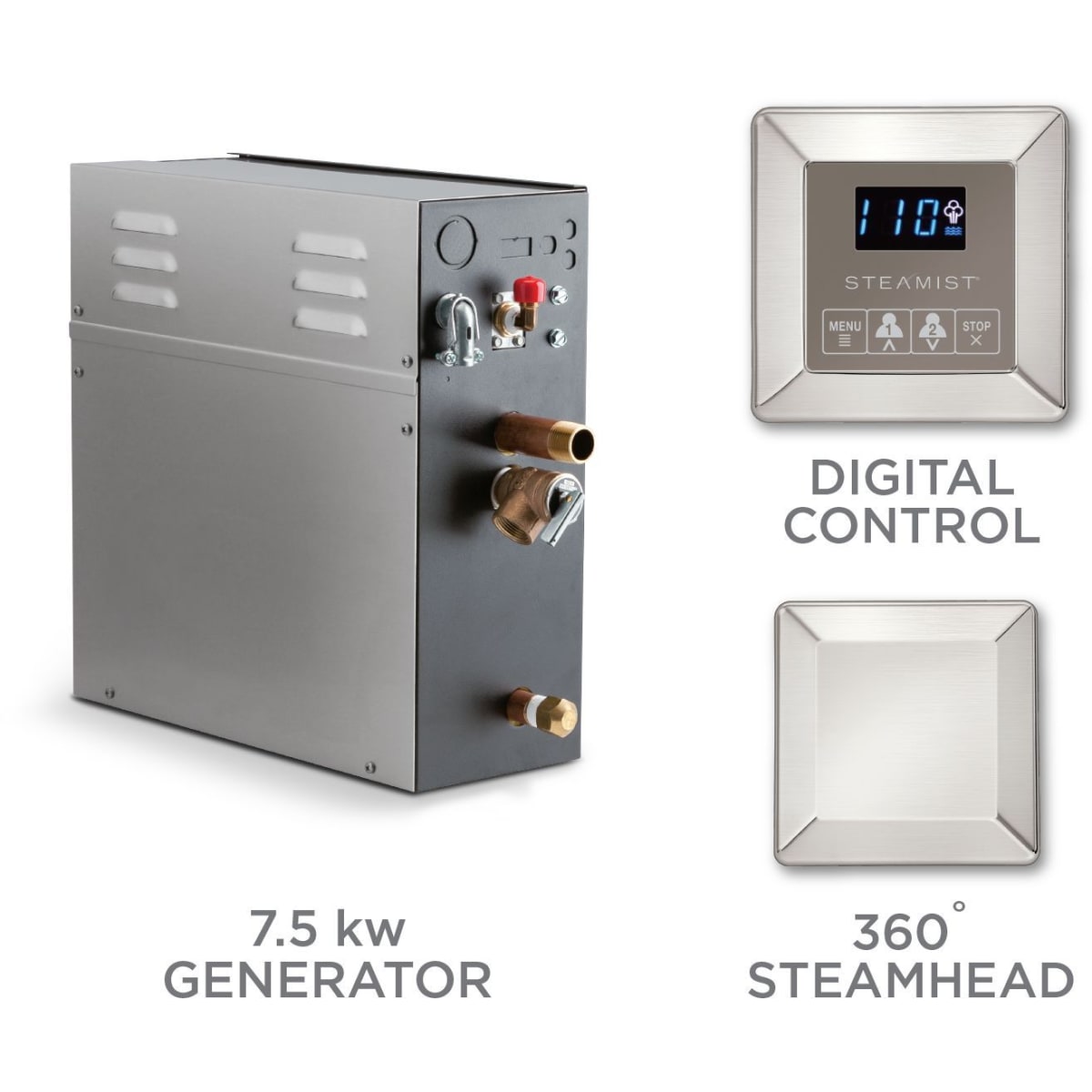 Steamist T7250BN Total Sense Steam Shower