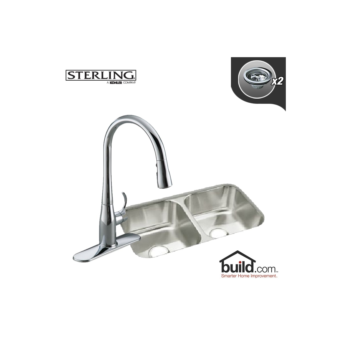 Sterling 11444/K597CP McAllister Kitchen Kit