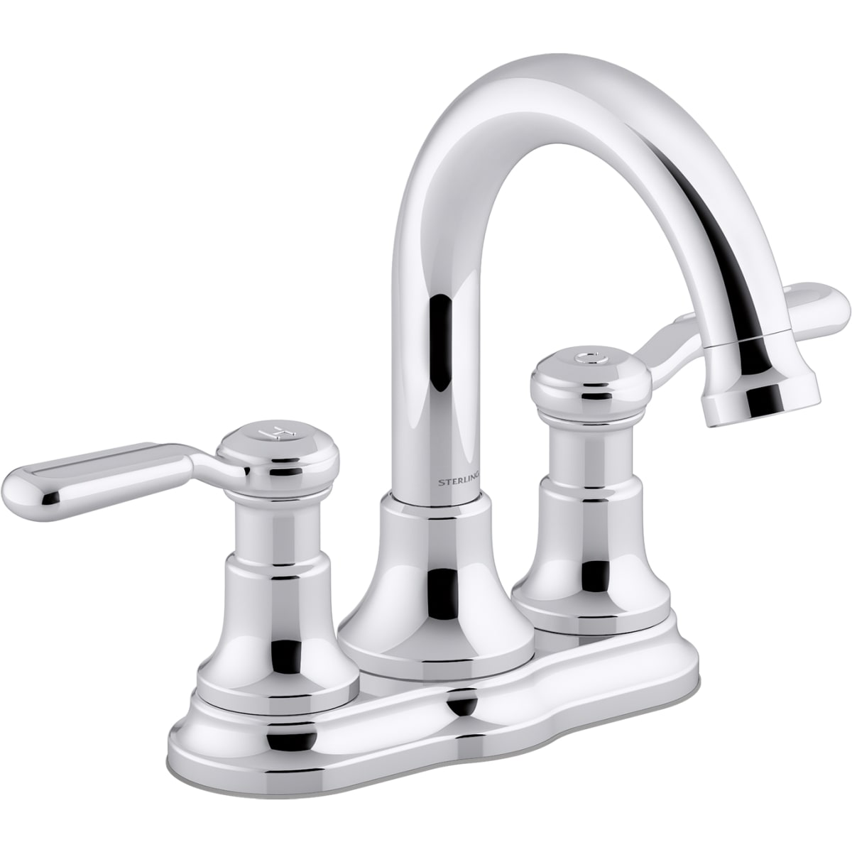ビッグ割引 Sterling 27373-4-CP Ludington 1.2 GPM Centerset Bathroom 浴室用水栓、金具