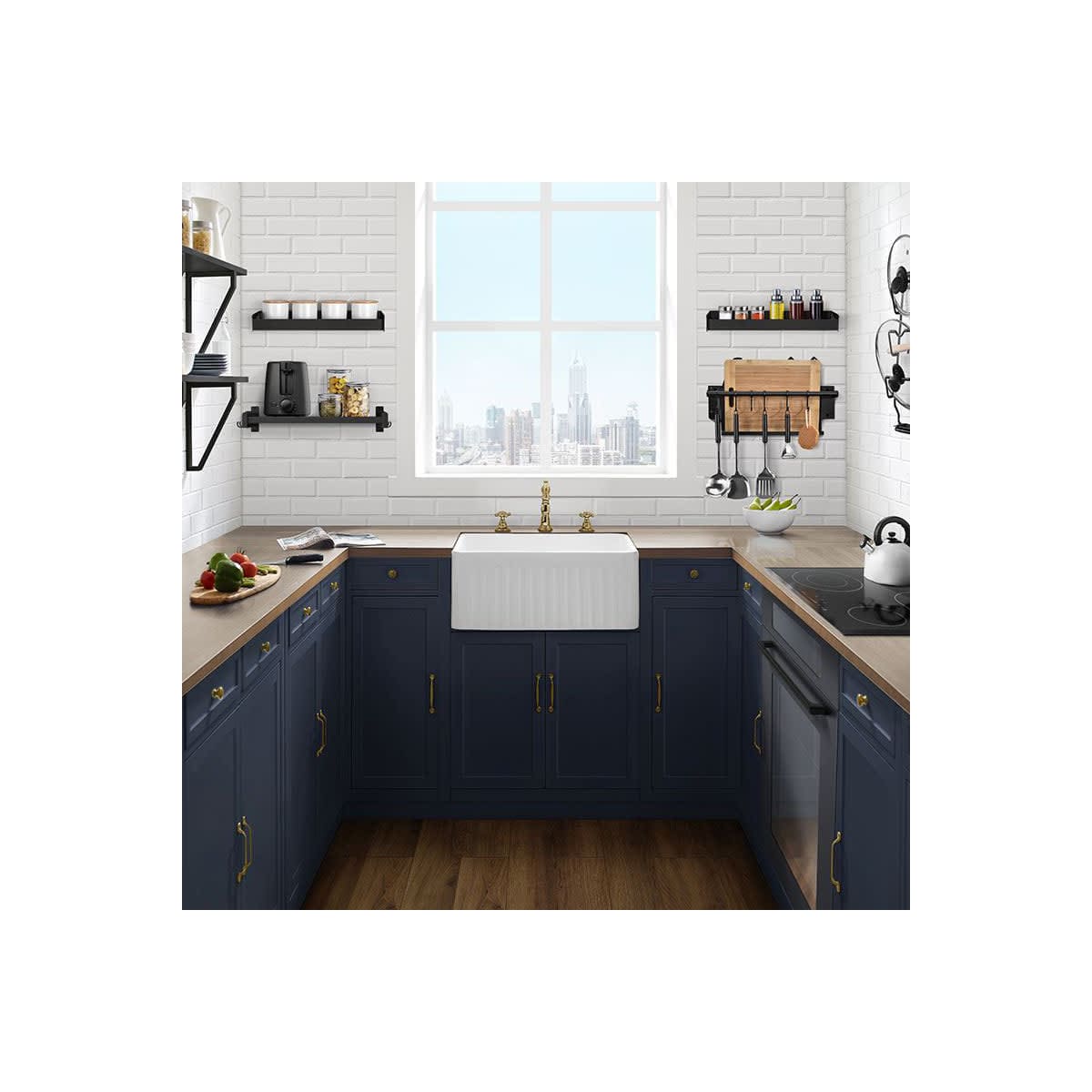 Swiss Madison SMKS245 Delice 24" Farmhouse Single Basin