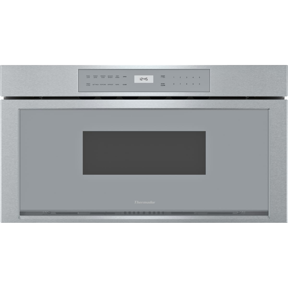 Thermador microwave top built in