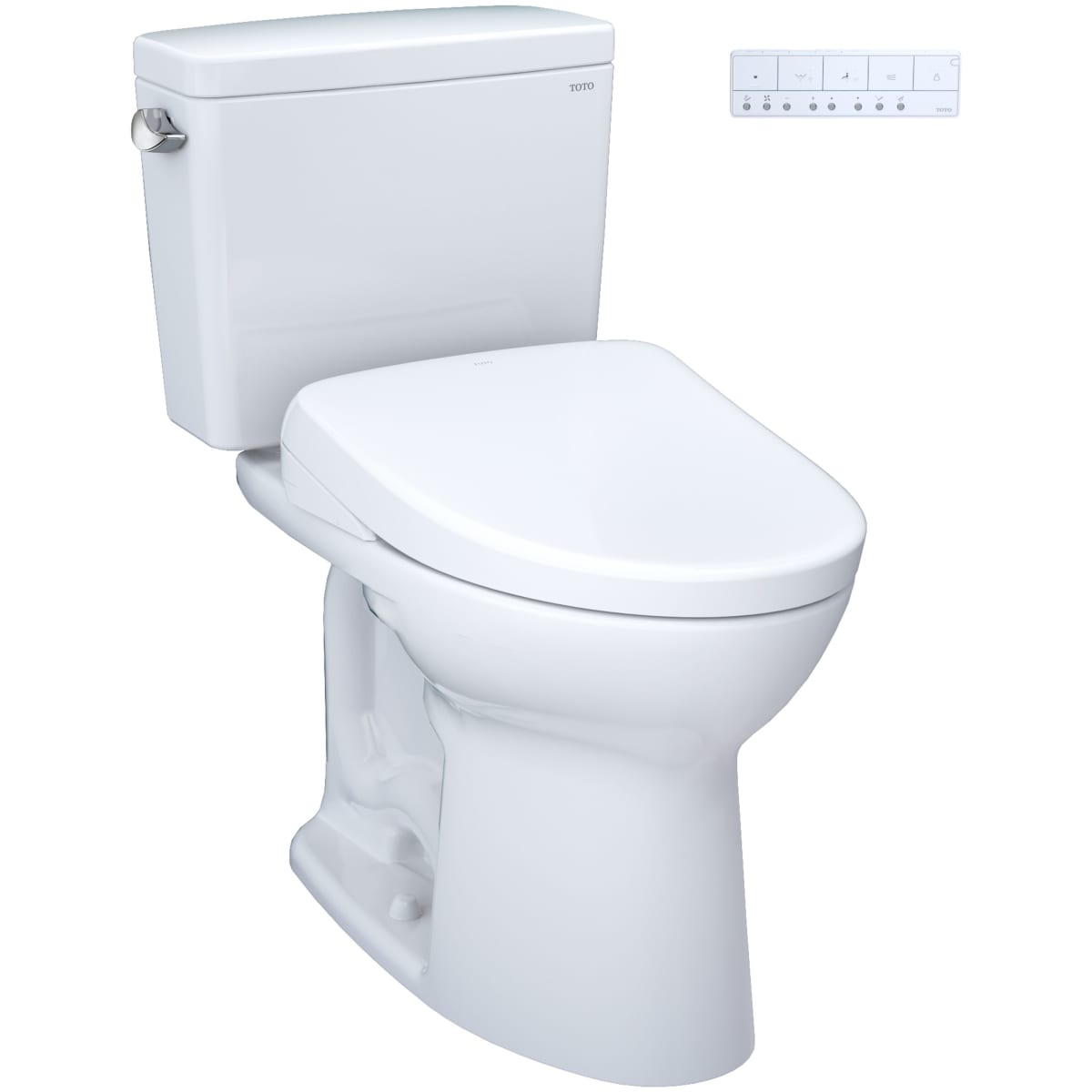 TOTO MW7764726CSFG#01 Drake 1.6 GPF Two Piece Elongated | Build.com 