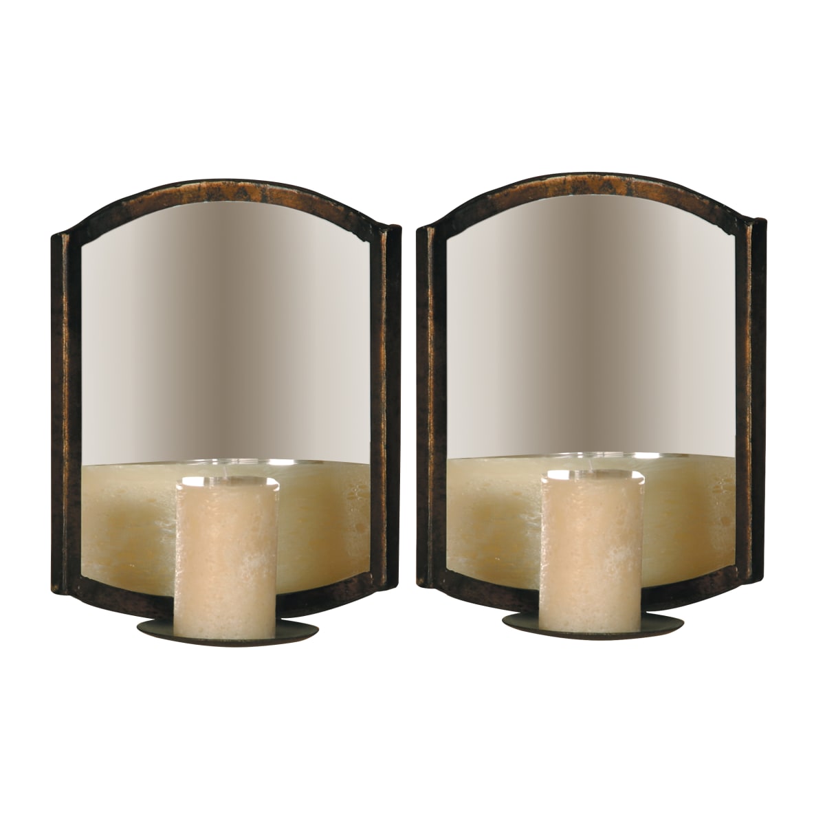 Uttermost 13360 P Caden Set of 2 Mirrored Candle Wall