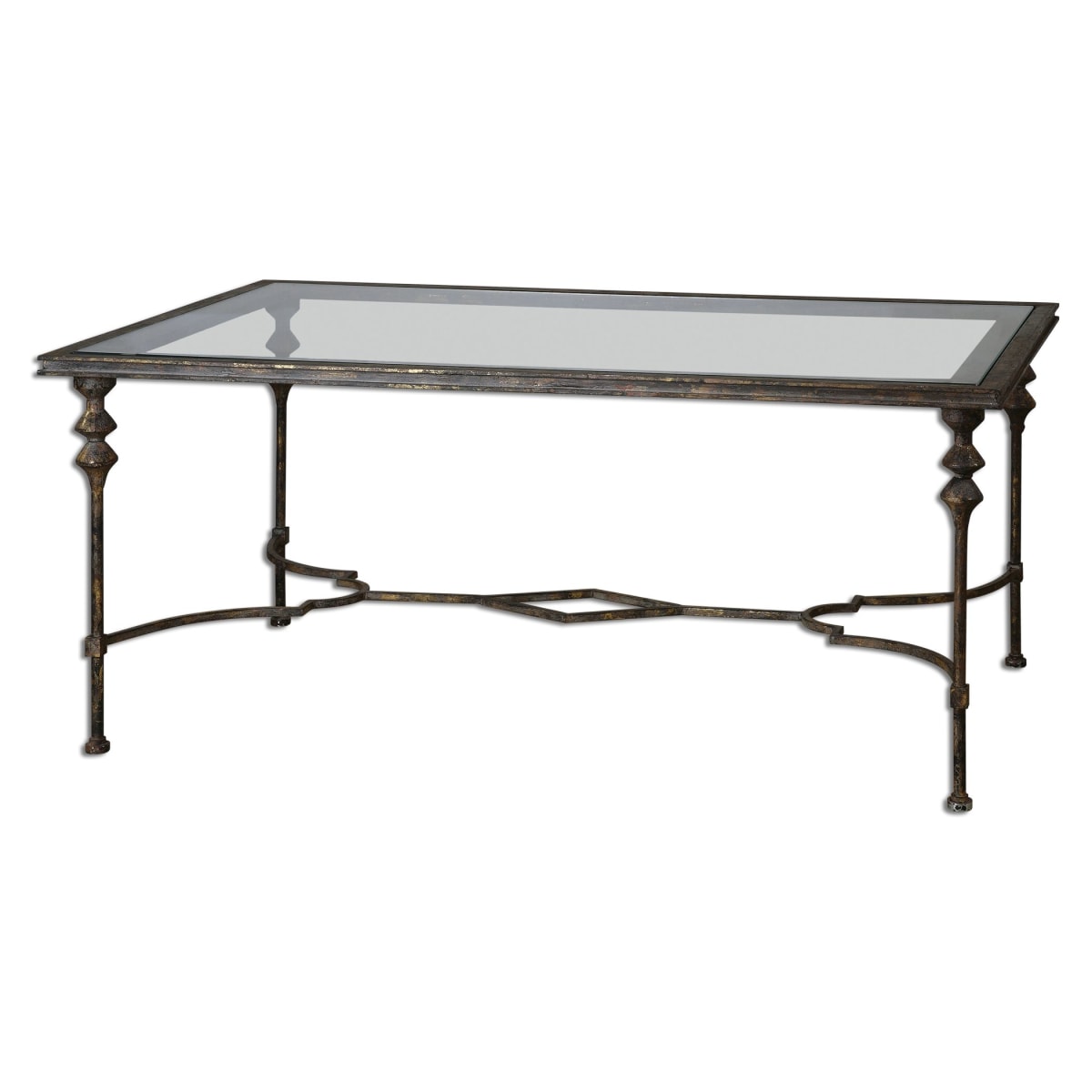 Uttermost 24364 Quillon 51.25"W Iron Coffee