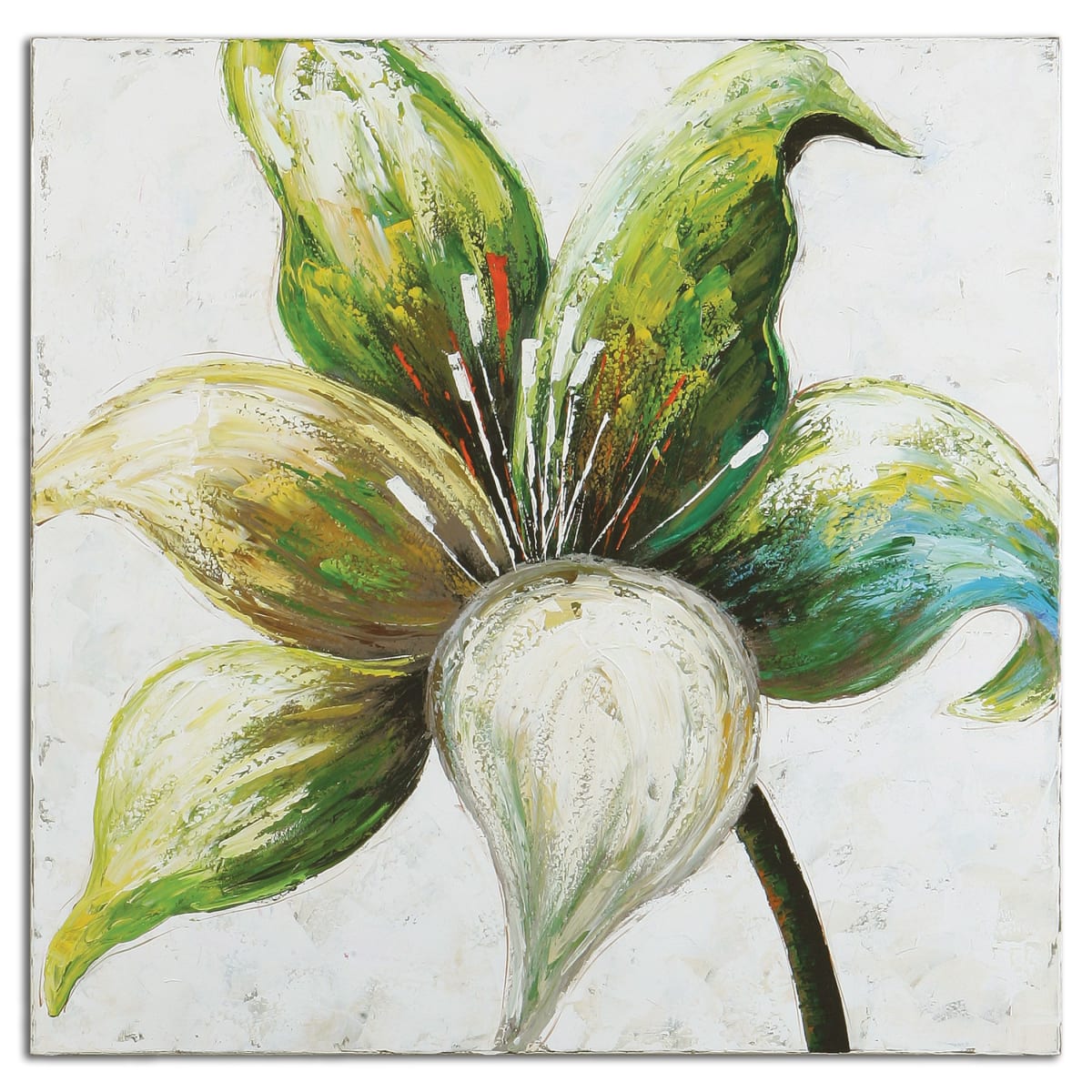 Uttermost 41909 Lovely Lady Floral Impressionist Wall Art | Build.com