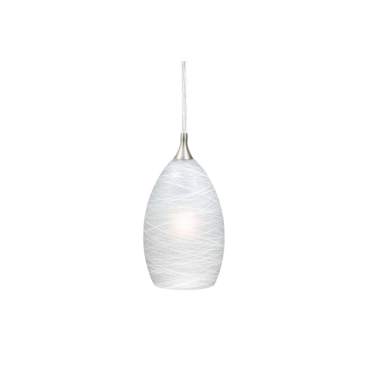 Vaxcel Lighting PD57111SN Milano 1 Light 4.5 Mini Pendant Build