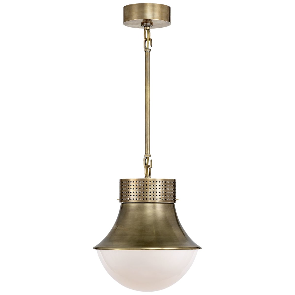 EF CHAPMAN for VISUAL COMFORT Zodiac Pendant Light in Antiqued