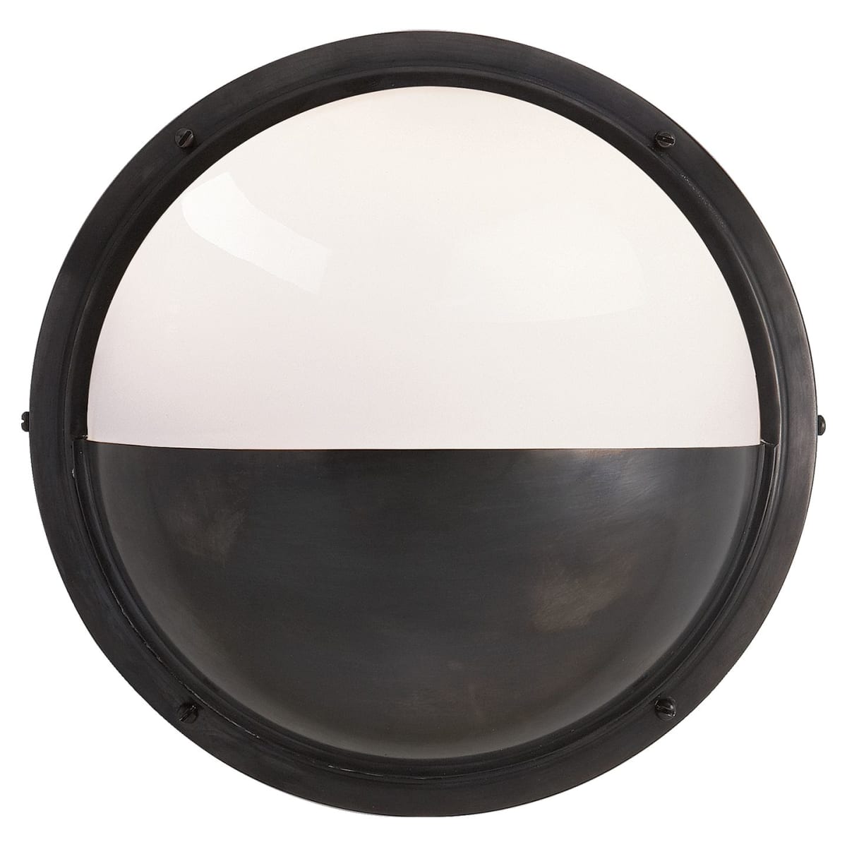 Iveala Single Sconce with Alabaster Shade, Visual Comfort