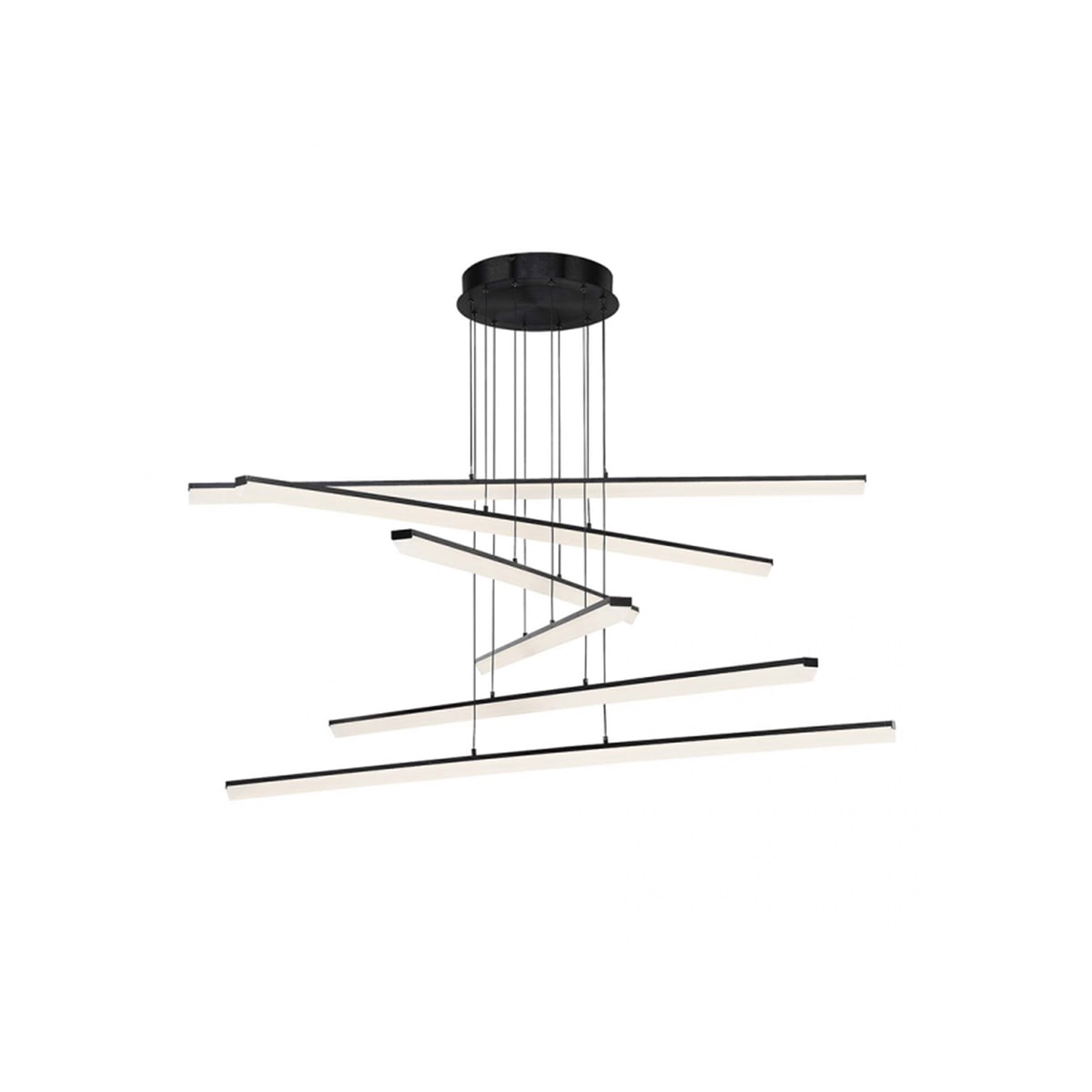 WAC Lighting PD29806BK Stack 6 Light 48" Wide