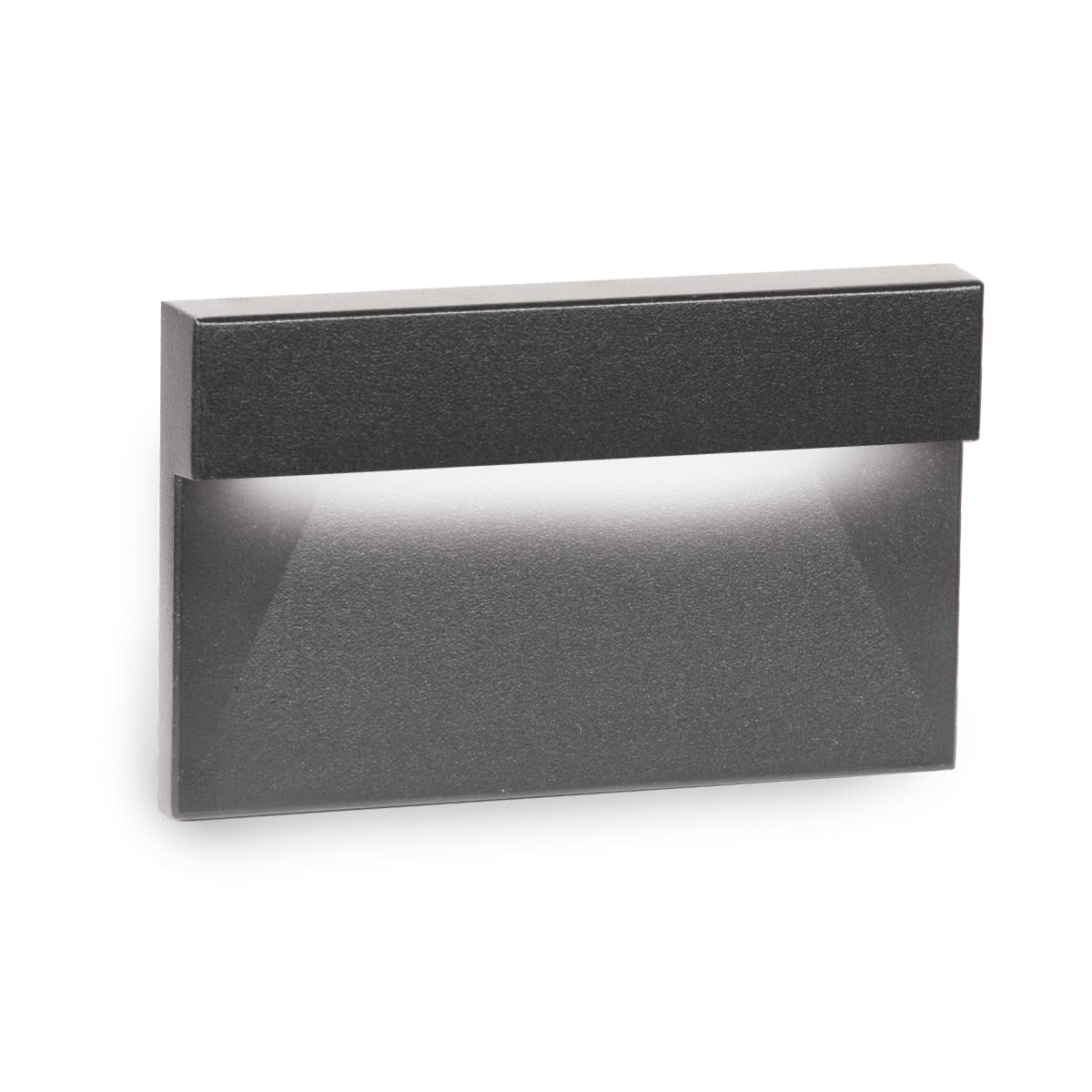 WAC Lighting WL LED140 C BK 5 Wide Horizontal LED Step Build