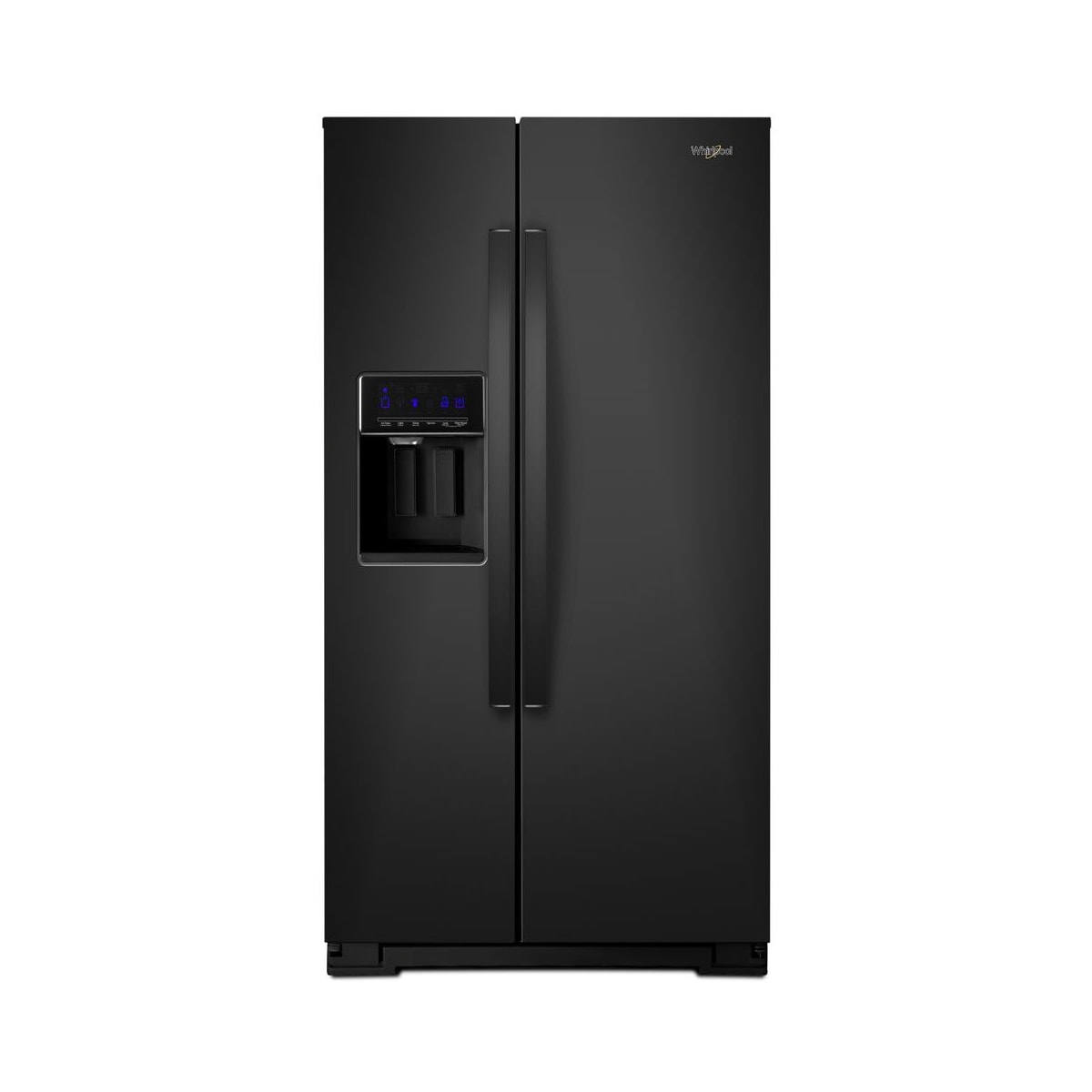 black side by side refrigerator in stock