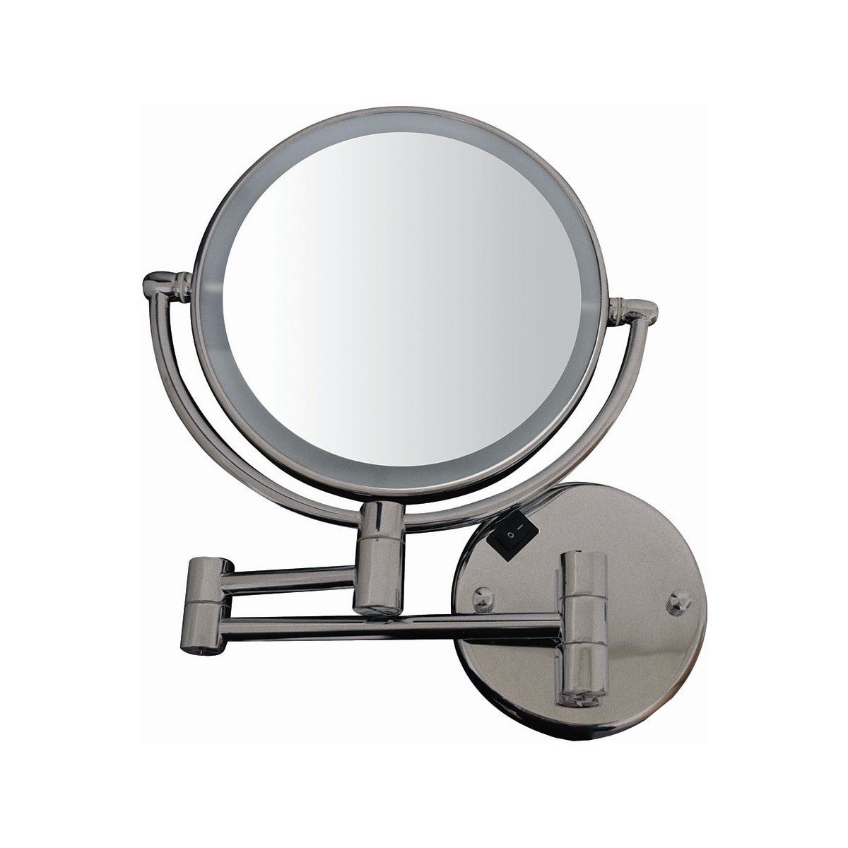 Whitehaus Whmr912 Bn Wall Mounted Led Round 7x Build Com whitehaus whmr912 bn