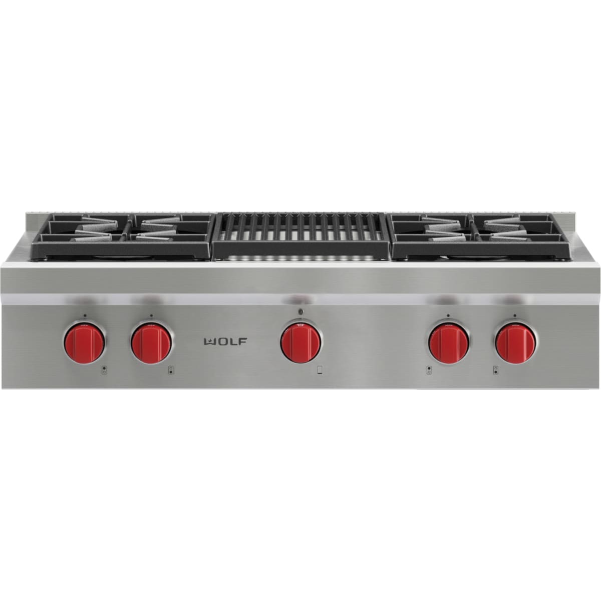 Wolf SRT364C 36 Inch Wide 4 Burner Gas Rangetop