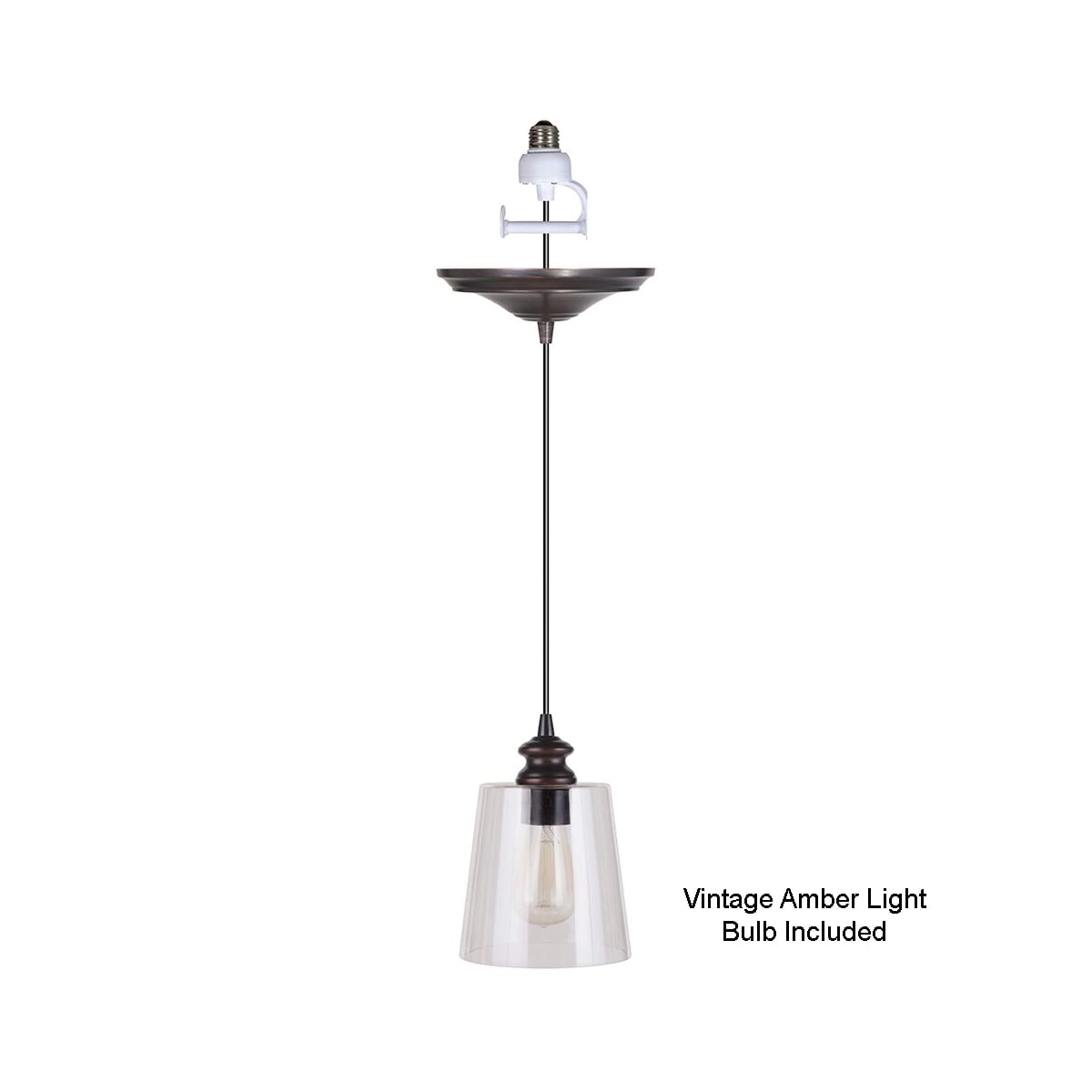 Worth Home Products PBN-3224-0011-B Instant Pendant 7\, image size:1200x1200