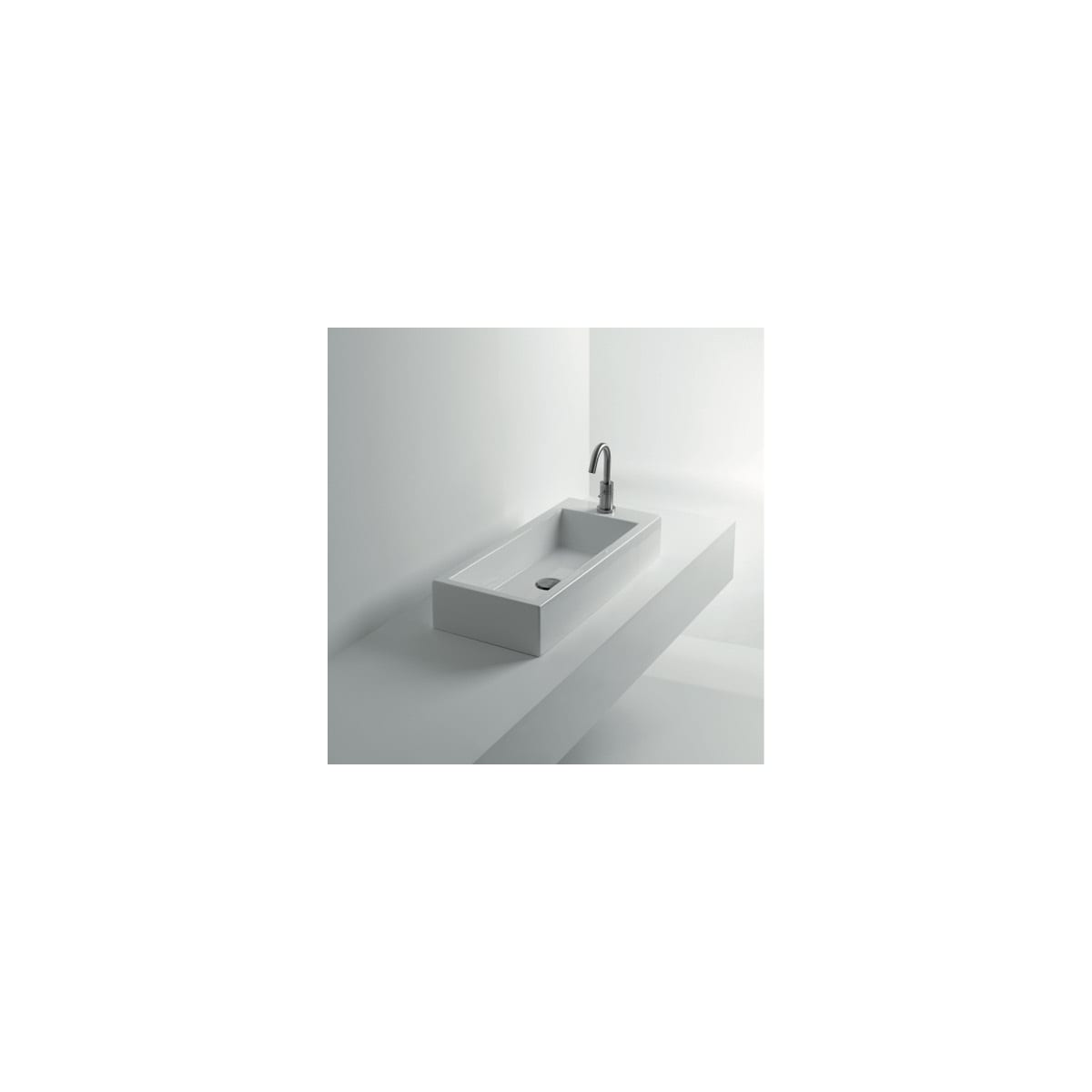 WS Bath Collections Hox Large 70C WS06101F White