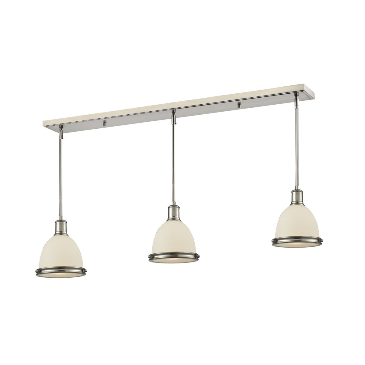 Z-Lite 714MP-BN Mason 1 Light Mini Pendant with Matte Opal