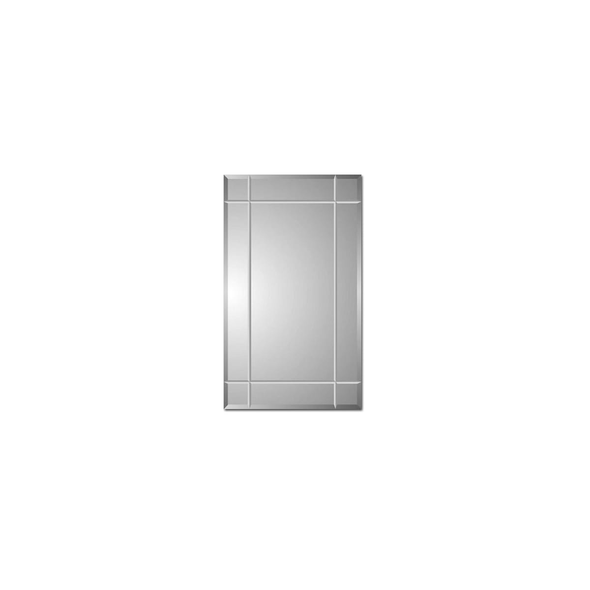 Model# 24-2-26-00 Four Groove Mirror Medicine Cabinet with 6