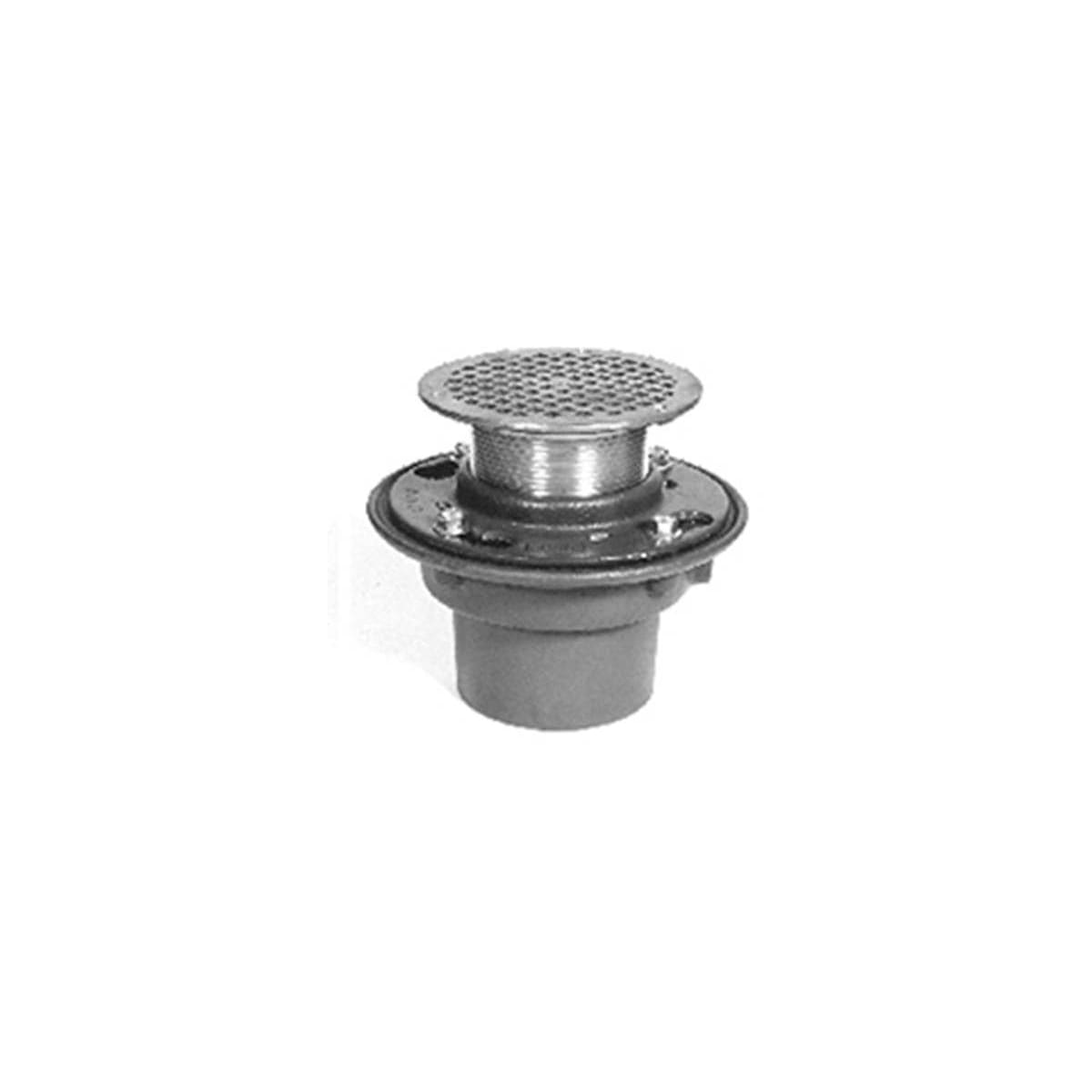 Zurn ZN415-2NH-6S-P ZN415 Adjustable Round Cast Iron Floor