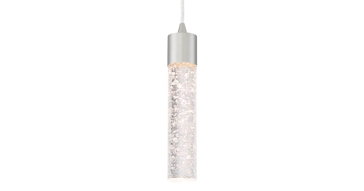 Access Lighting 52095LEDD-BS/CLR Shimmer 2" Wide LED Mini Pendant ...