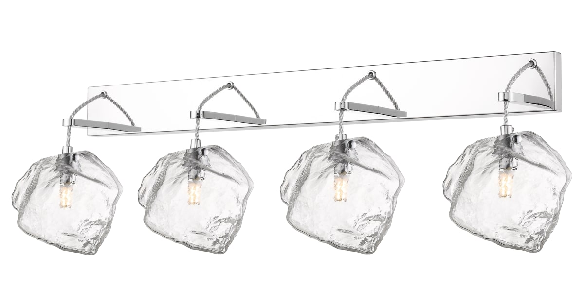 Access Lighting 63131LEDDLPMSS/CLR Boulder 4 Light 32"