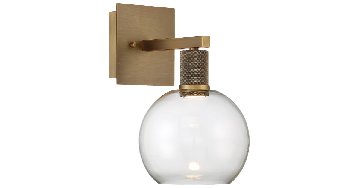 Access Lighting 63145LEDD ABB/CLR Port Nine 13 quot Tall LED Wall Sconce