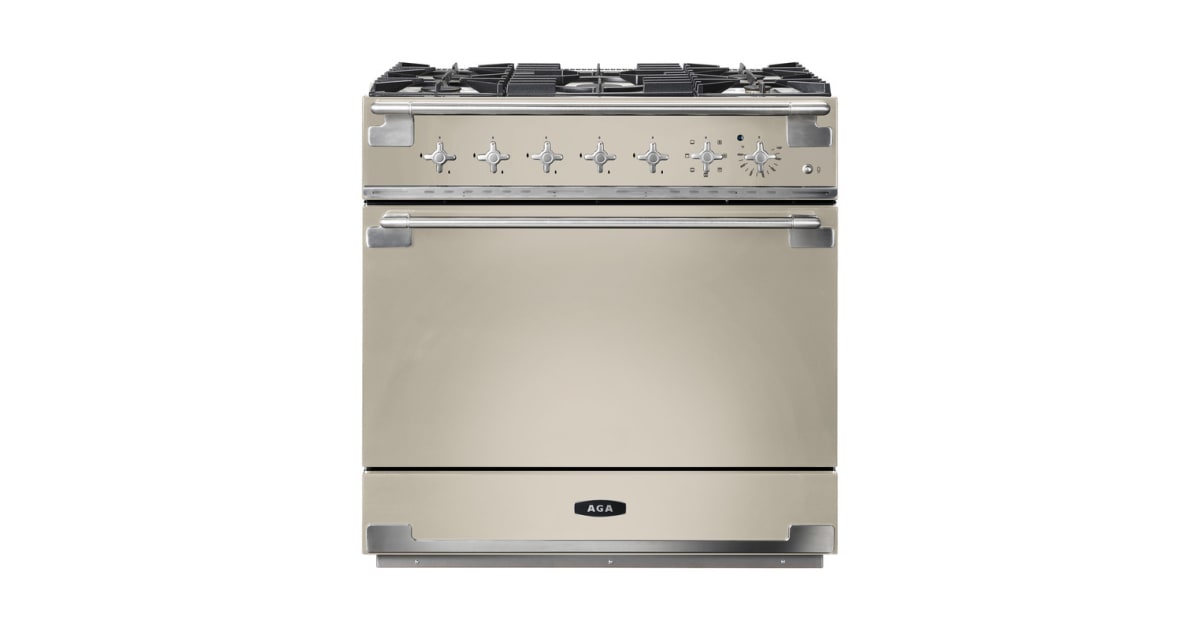 AGA AEL361DFIVY 36 Inch Wide 4.5 Cu. Ft. Dual Fuel Range