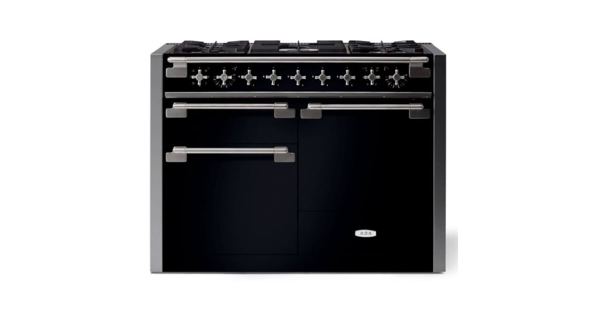 AGA AEL481DFBLK Mercury 48 Inch Duel Fuel Range