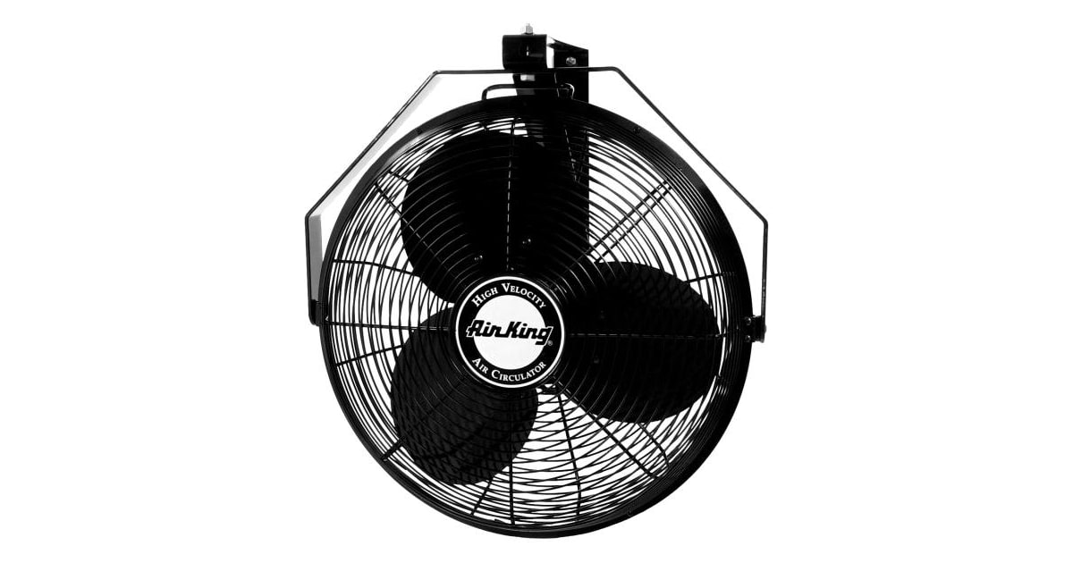 Air King 9518 18" 3190 CFM 3Speed Industrial Grade Wall