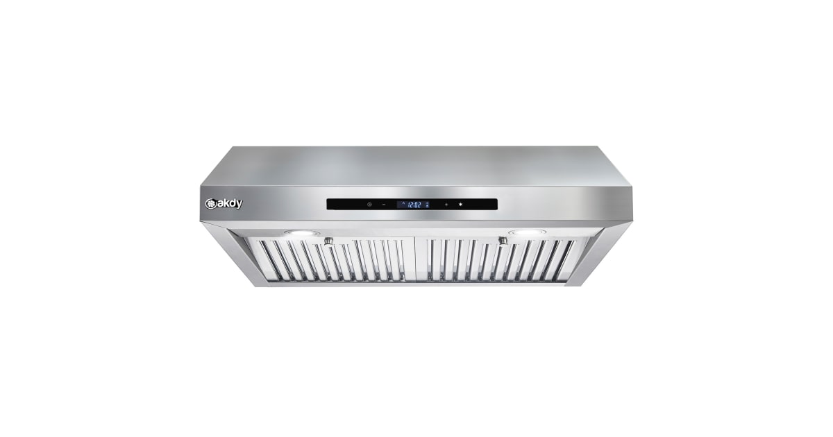 akdy under cabinet range hood