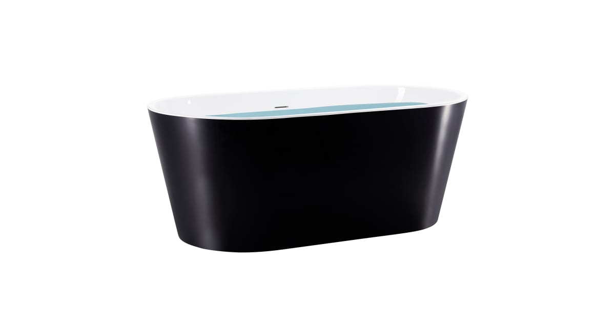 AKDY BT0121 59" Free Standing Acrylic Tub with