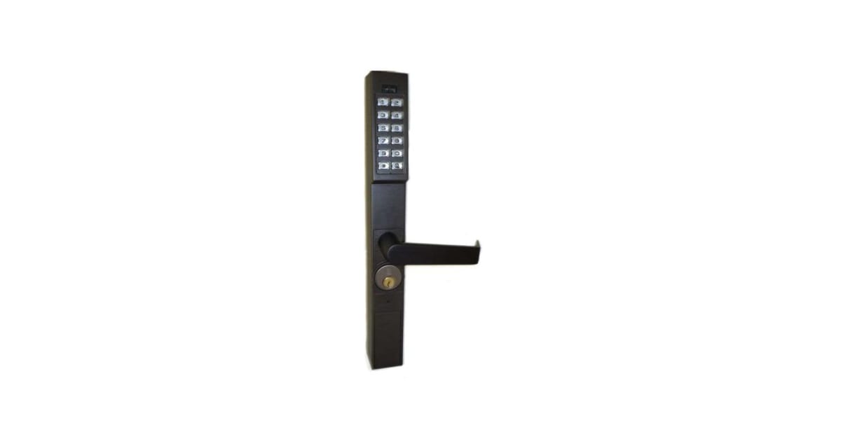 Alarm Lock DL1200/10BKIT Trilogy T2 100-User Narrow Stile