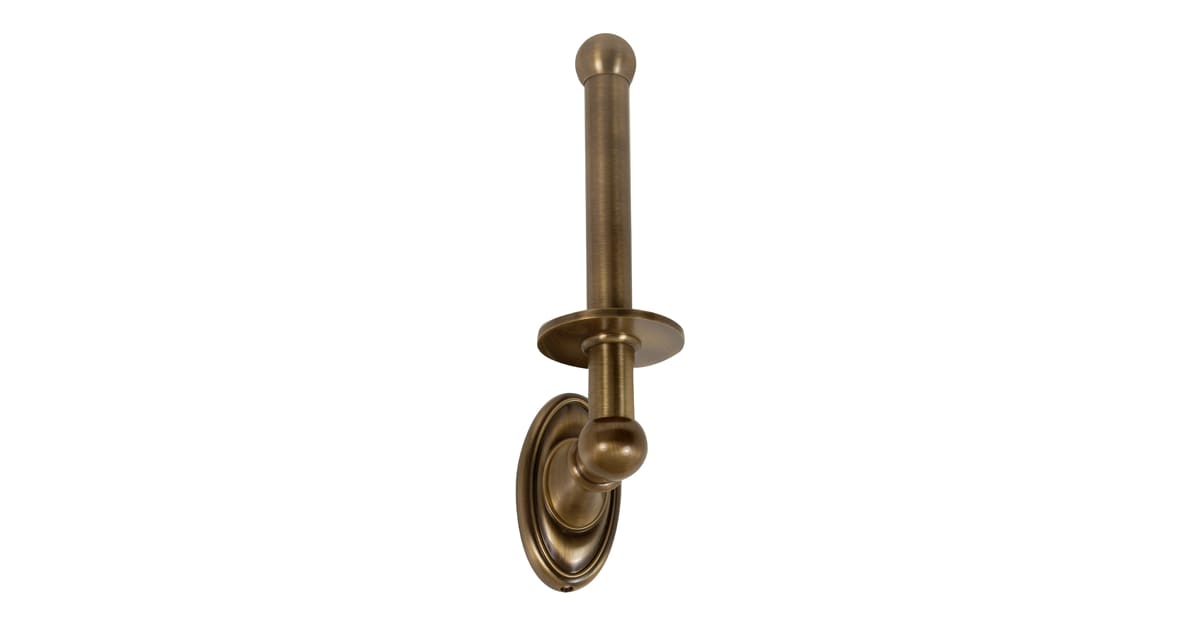 Signature Hardware 910767 St. Pancras Wall Mounted Spring Bar Toilet Paper Holder - Bronze