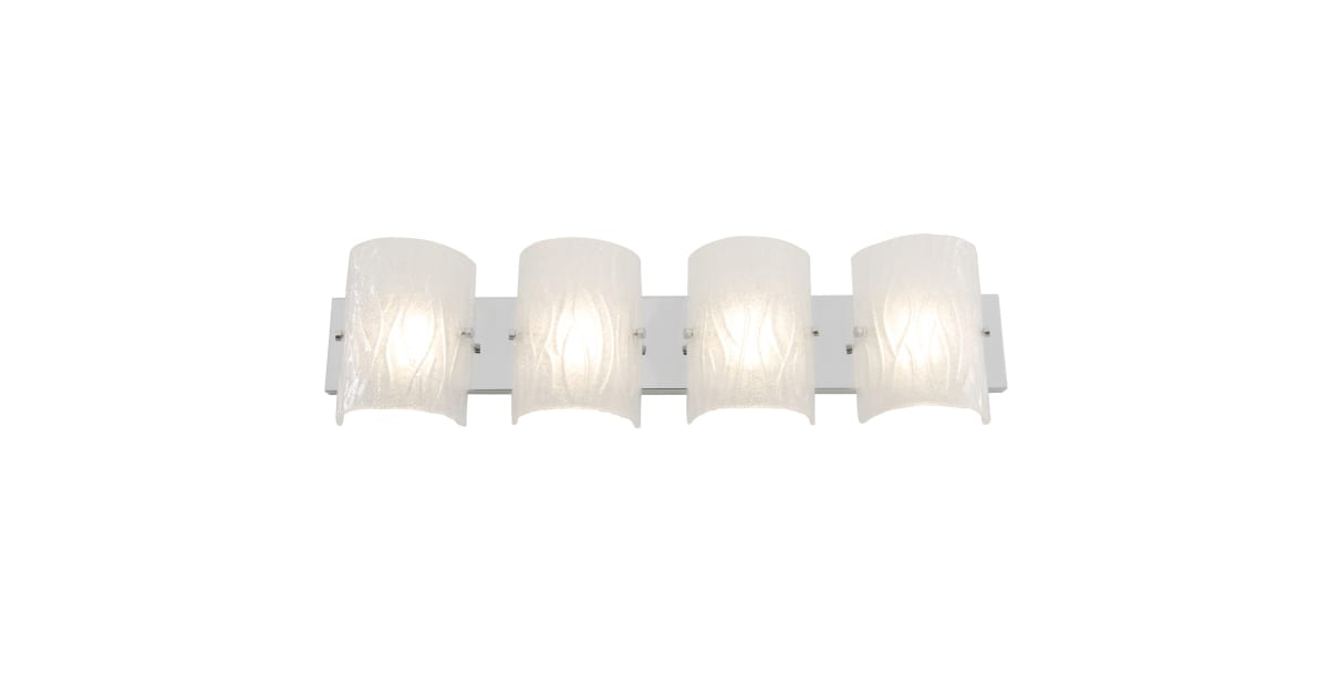 Alternating Current AC1104LED Brilliance LED 4 Light 31 Inch Wide Wall ...
