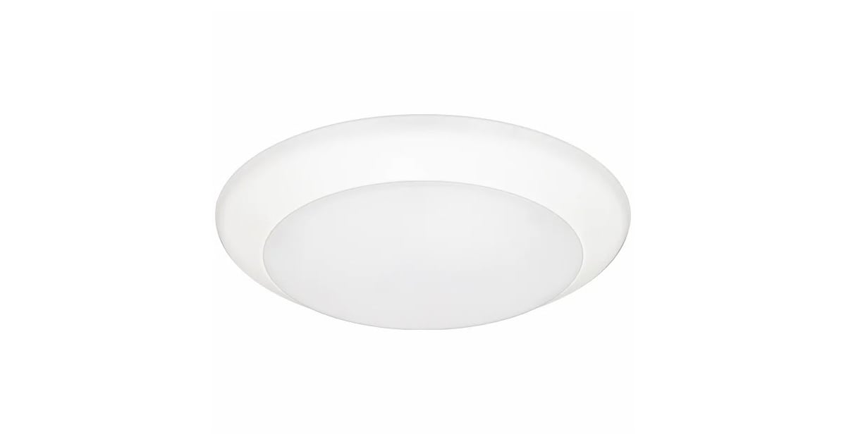 American Lighting QD630WH Quick Disc 6" Flush