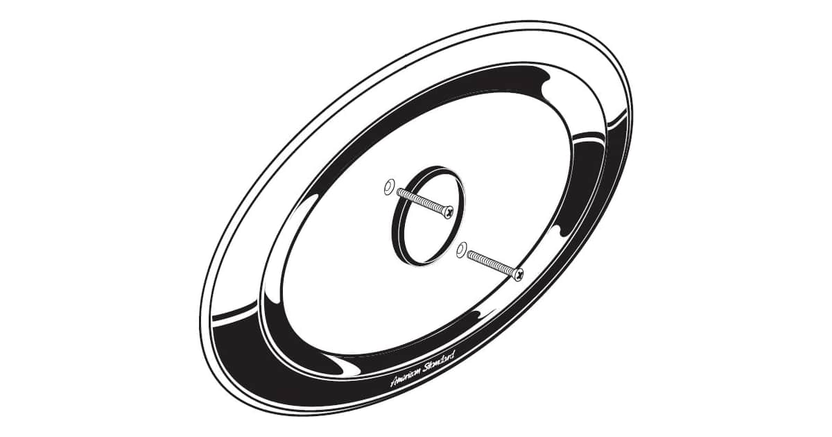 American Standard M962491-2950A Modernization Plate and Screws ...