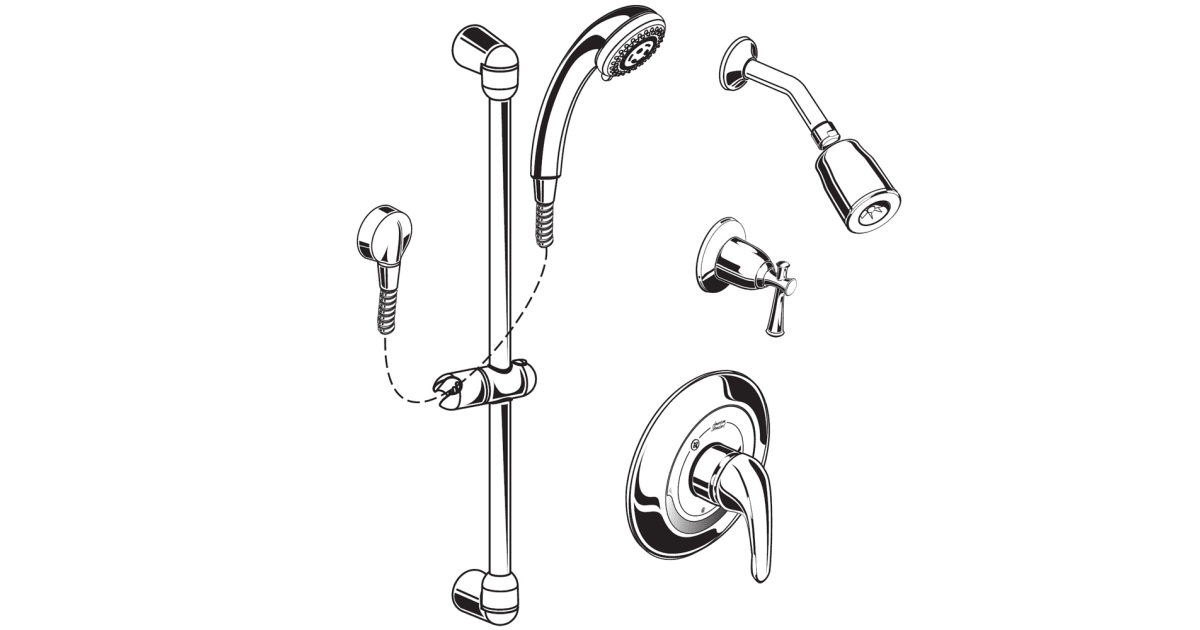 American Standard 1662.213.002 Commercial Shower Trim