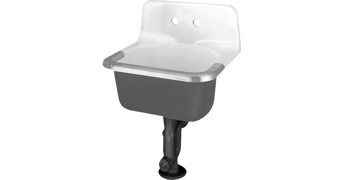 American Standard 9141.011.020 Wheelchair Users Wall-Mount Sink White