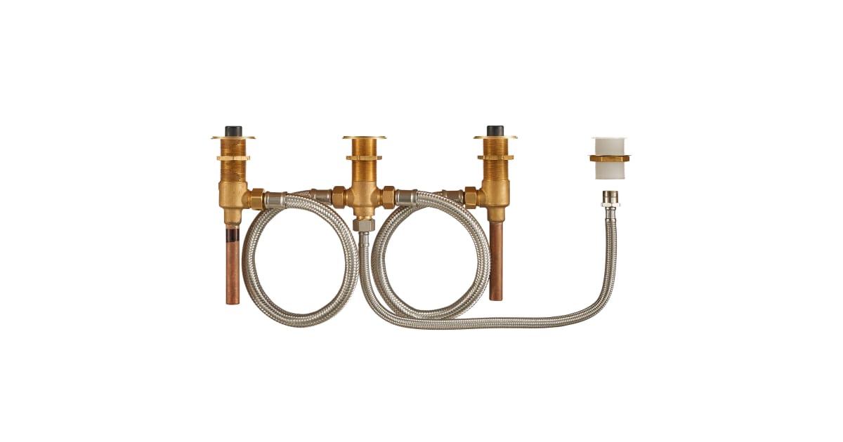 American Standard R910 Flash Roman Tub Rough-In Valve Body with 1/2 ...